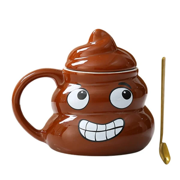 Xícara Poop em Cerâmica