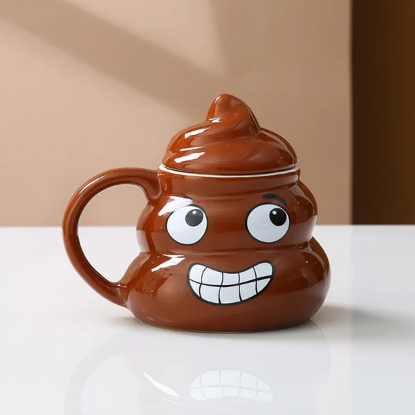 Xícara Poop em Cerâmica