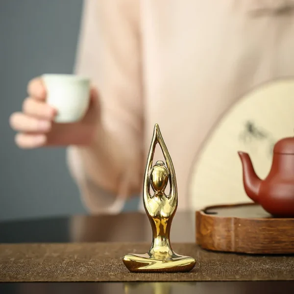 Escultura das Poses de Yoga