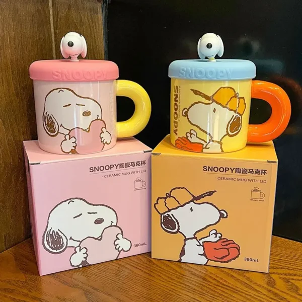 Caneca do Snoopy em Cerâmica