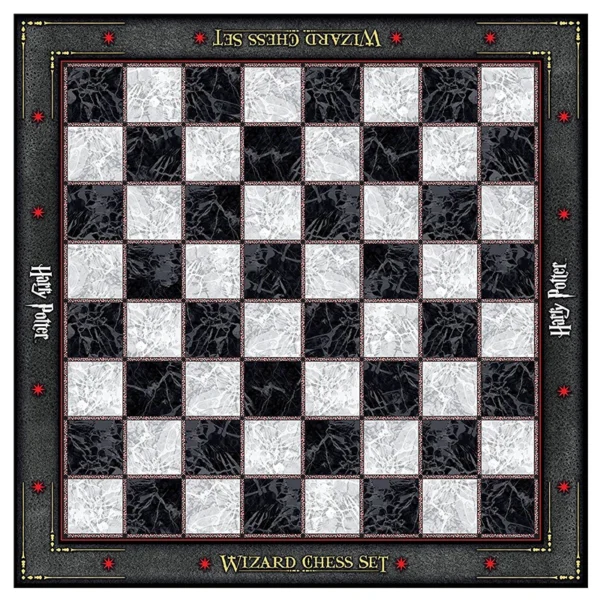 Tabuleiro de Xadrez com Peças do Harry Potter
