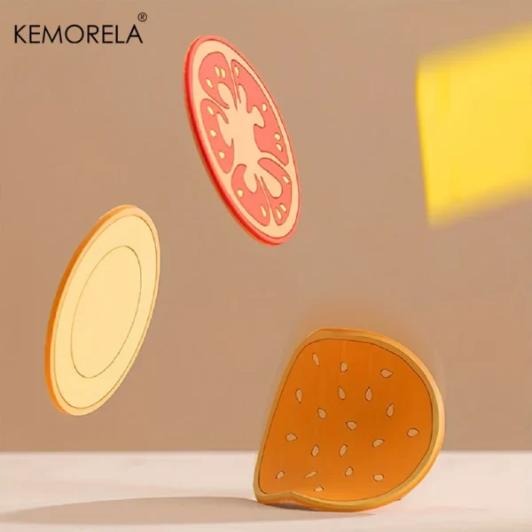 Porta Copos Hambúrguer em Silicone