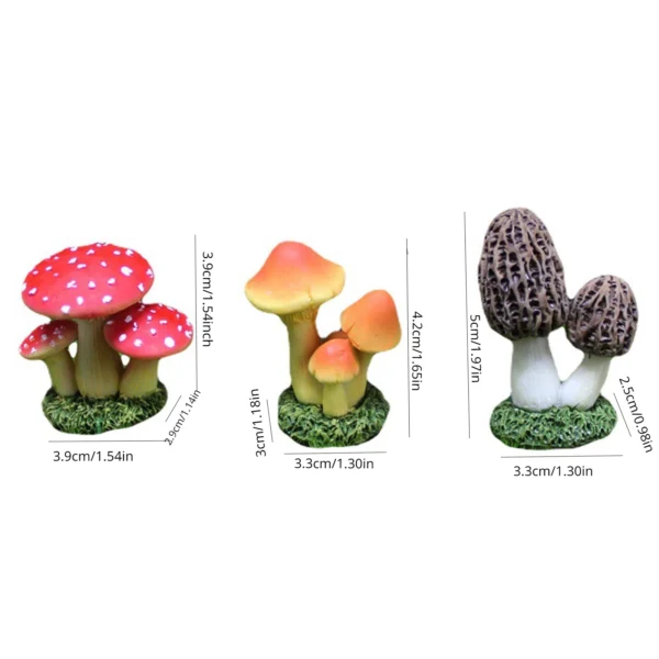 Enfeites de Cogumelos para Jardim