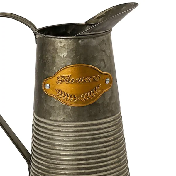 Vaso Bule Rústico em Metal
