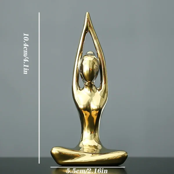 Escultura das Poses de Yoga