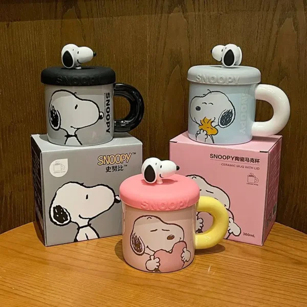 Caneca do Snoopy em Cerâmica