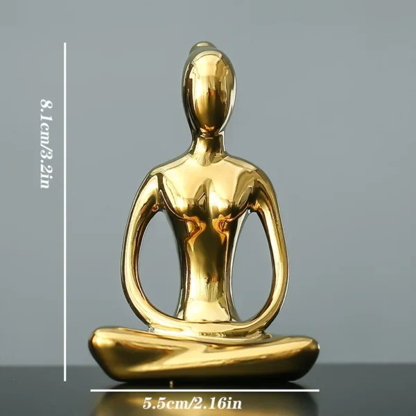 Escultura das Poses de Yoga